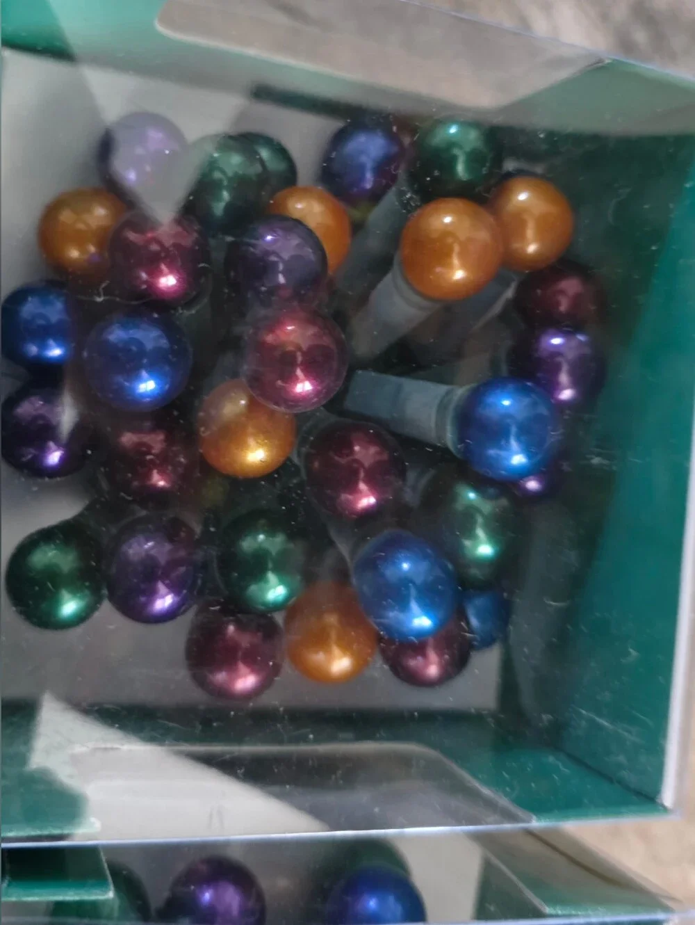 Vintage GE Super Bright Pearl String A Long 35 Lights